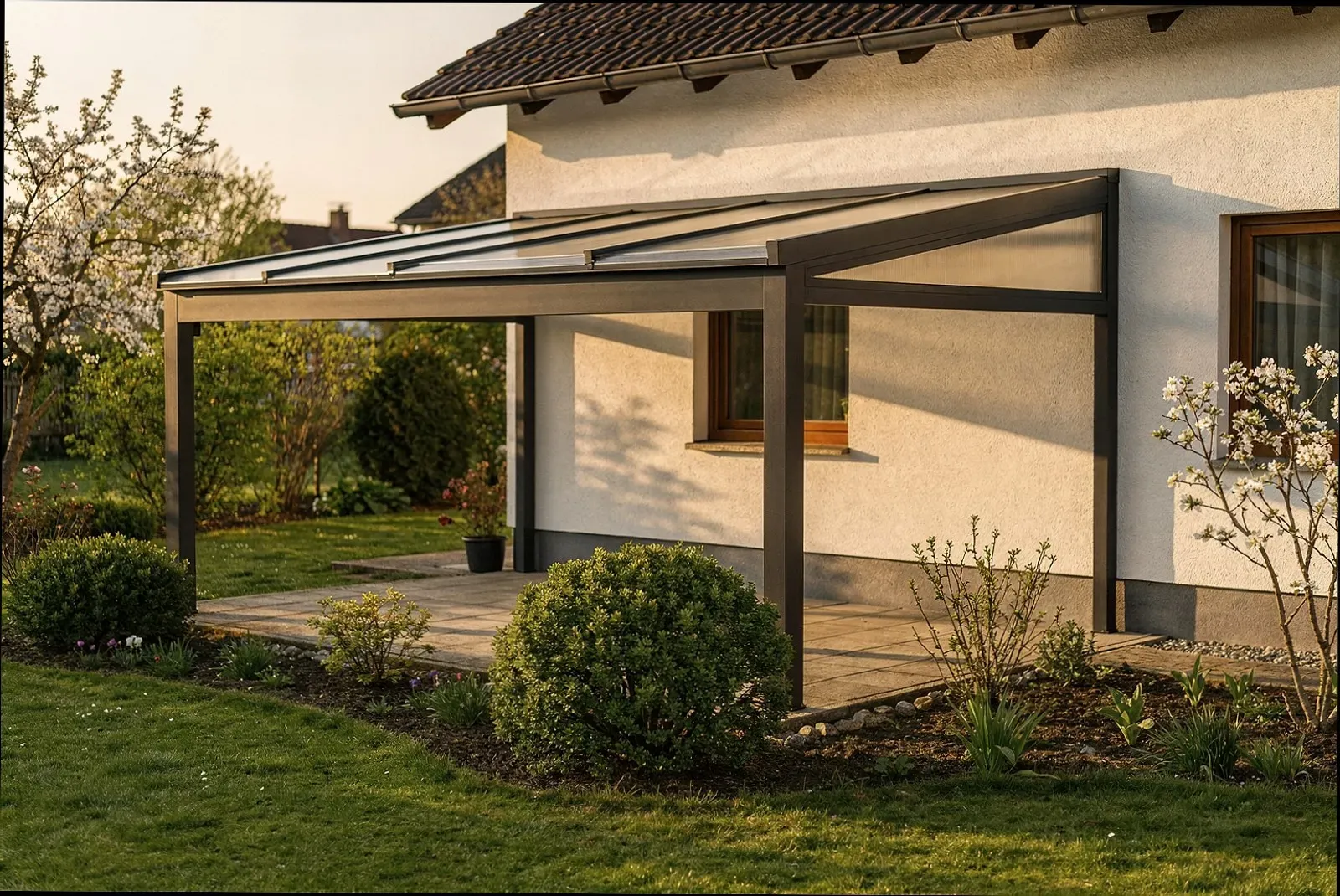 Alu-Terrassenüberdachung in Kiel